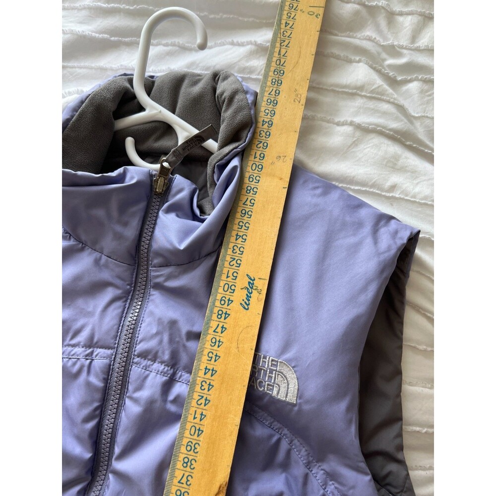 The North Face Down 700 Fill Puffer Vest Women's M Purple In Great Condition - Picture 5 of 6